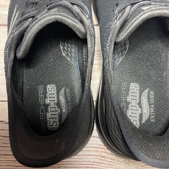 SKECHERS Men's Sz 10.5 Extra Wide Go Walk Arch Fit 2.0 Grand Hands Free Slip-In - Picture 4 of 9